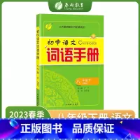 语文 八年级下 [正版]2023年春初中语文词语手册八年级下册人教版语文课文字词句同步讲解辅导书专项训练工具书仓库直发学