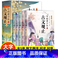 [抖音]古文观止 5册 [正版]写给青少年的古文观止小学生版初中版全5册儿童中国古诗词快速阅读学习初中七八九年级课外