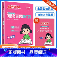 一年级语文彩虹版 小学通用 [正版]阳光同学阅读真题80篇一年级二年级三年级四年级五年级六年级彩虹版蓝天版小学语文英语阶