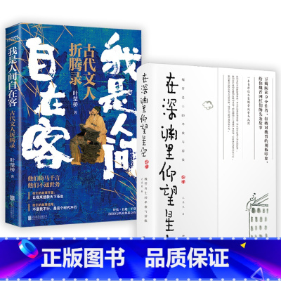 [正版]共2册 在深渊里仰望星空-魏晋名士的卑微与骄傲+我是人间自在客:古代文人折腾录 古代文学知识解读中国古诗词经典