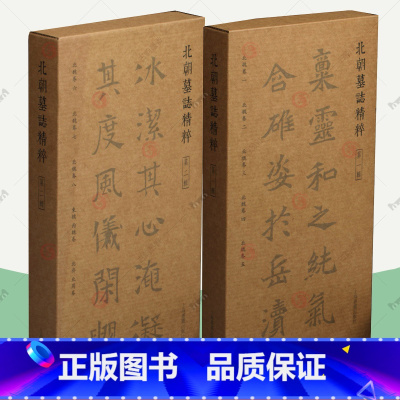 [正版]北朝墓志精粹第一辑+第二辑全10册 魏碑字帖墓志拓片上海书画北魏书法作品毛笔书法字帖书法篆刻艺术北魏书法资料