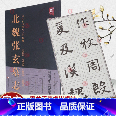 [正版]张玄墓志张黑女墓志 魏碑初学回宫米田格写字法系列 楷书高清放大旁 附简体旁注米字格临摹范本楷书毛笔字帖 黑龙江