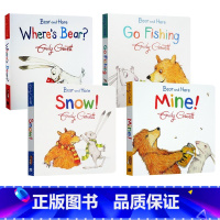 [正版]英文原版 Bear and Hare Where's Bear?/Snow!/Mine!/Go Fishing