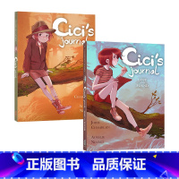 [正版]英文原版Cici's Journal 茜茜的冒险日记 2册 英文原版漫画绘本 The Abandoned Zo