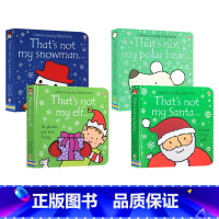 [正版]英文原版 Usborne That's Not My 那不是我的系列 圣诞节礼品 冬季新年礼品书 4册 纸板触