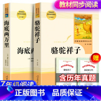 [正版]海底两万里和骆驼祥子老舍书人民教育出版社初中生初中版原著原版完整版七年级下册二万书籍人教版课外阅读书初一