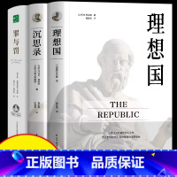 [全3册]罪与罚+理想国+沉思录 [正版]原著无删减罪与罚原著全集精装陀思妥耶夫斯基罪与罚世界名著文学小说书外国经典