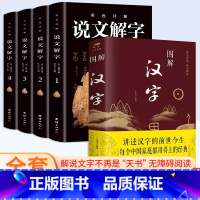 [正版]说文解字图解汉字全5册古代汉语字典古文字字典咬文嚼字细说汉字的故事图解图解详析今释全版说文解字大全集注解国学经