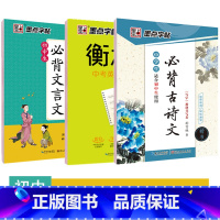 初中文言文+古诗文正楷+英语衡水体满分作文 [正版]衡水体中文字帖高中初中生练字帖高考衡中体高中生汉字楷书练字字帖英语古