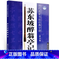 [正版]书法 历代名家书法经典字谱 修订版《苏东坡醉翁亭记》毛笔字帖苏轼