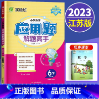 数学 六年级下 [正版]2023六年级数学应用题强化训练 春雨教育小学数学应用题解题高手六年级下册苏教版6下专项训练解决