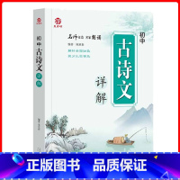 [正版]初中古诗文详解朗诵+吟诵 益书坊初中中国古典诗歌教学参考资料 七八九文言文知识小结文化常识附参考答案 太白文艺