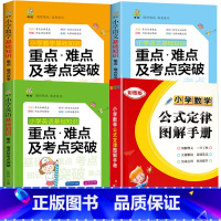 [全4本]小学数学公式大全+语数英知识汇总 小学通用 [正版]小学数学公式大全 数学知识点汇总 思维逻辑训练学生1一6年