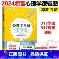 2024凉音考研专业课心理学逻辑图 逻辑思维导图 今赞 心理学考研大纲解析 347和312硕士应用心理硕士练习题模 [正