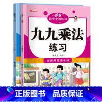 2册 一年级上 [正版]小学数学专项练习九九乘除法2册除法练习题表内乘法专项训练册 小学生一二年级数学口算题卡天天练人教