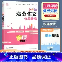 小升初满分作文分类精编 小学升初中 [正版]2024新版小升初满分作文分类精编专项通典小学五六年级作文书大全小学生4-6