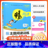 2024新版主题阅读100分A版[3年级上册] 小学三年级 [正版]2024畅阅读小学语文主题阅读训练100分AB版三年