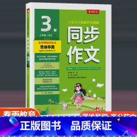 同步作文 人教版 三年级下 [正版]2023新版春雨杯同步作文 三年级下册人教版全国通用 小学生同步作文辅导书3年级下语