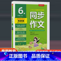 同步作文 人教版 六年级下 [正版]2023新版春雨杯同步作文 六年级下册人教版全国通用 小学生同步作文辅导书6年级下语