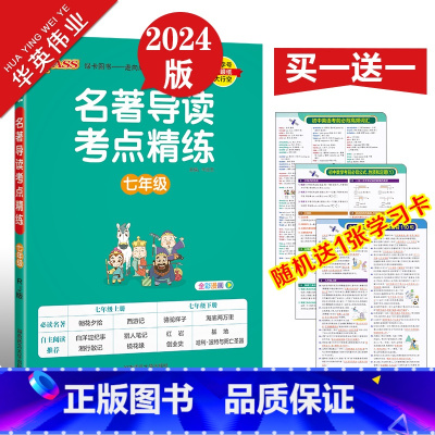 名著导读考点精炼 七年级全一册 初中通用 [正版]2024新版初中名著导读考点精练七八九年级中考名著导读与考点同步解读p