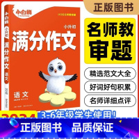 满分作文 小学升初中 [正版]2024版万唯出品小白鸥小升初满分作文三四五六年级语文全国通用版小初衔接作文精选小学初中作