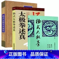 [3册]杨式太极拳+杨式太极拳述真+杨式太极拳术述真 [正版]杨式太极拳 杨氏太极拳武功秘籍太极拳全书杨氏太极拳实战擒拿