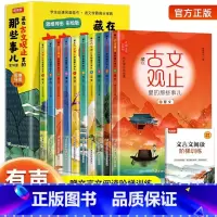 [全10册]藏在古文观止里的那些事儿 [正版]赠音频全10册 藏在古文观止里的那些事儿 国学经典诵读古文观止儿童版启蒙书