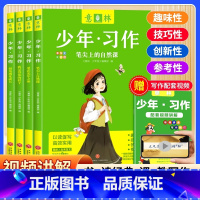 全四册 意林少年习作 小学通用 [正版]2023年新版意林少年习作系列全4册少年版16周年拐角遇见成长笔尖上的自然课中考