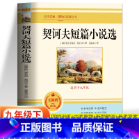 契诃夫短篇小说选 [正版]契诃夫短篇小说选 九年级下册课外书读本世界名著 初中生文学名著 契诃夫原著经典文学变色龙万卡第