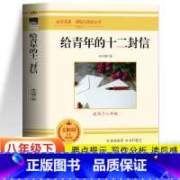 给青年的十二封信 [正版] 给青年的十二封信朱光潜原著完整版 初二八年级下册人教版课外读本 初中生课外世界名著书籍 青少