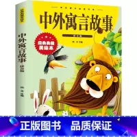 中外寓言故事:拼音版 [正版]中外寓言故事 彩图拼音版大开本 儿童文学注音版一二三年级小学生课外阅读书籍6-7-8周岁少