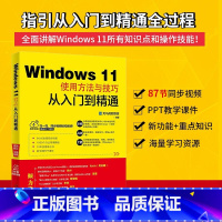 [正版] Windows 11使用方法与技巧从入门到精通新手小白学生入门学电脑操作方法技巧与实践龙马高新教育北京大学出