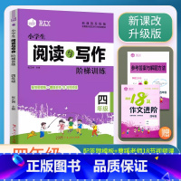 阅读与写作 小学四年级 [正版]2023思脉小学生语文阅读与写作阶梯训练4四年级作文达标集训视频课讲解小学四年级上下册语