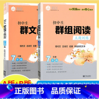 2本/群文阅读[七年级A+B] 小学通用 [正版]思脉小学生主题训练三四五六年级AB版上册下册人教版语文同步阅读78年级