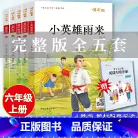 全套5本(彩图音频朗读) [正版]嗨米快乐读书吧六年级上册全套5本小英雄雨来/爱的教育/童年上下册名著阅读小学生6年级上