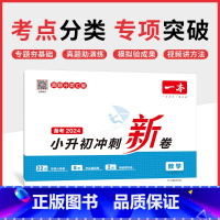 数学 小学升初中 [正版]备考2024小升初名校冲刺新卷数学考试真题分类汇编小学6六年级数学毕业真题卷专题分类练考点期末