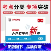 数学 小学升初中 [正版]备考2024小升初名校冲刺新卷数学考试真题分类汇编小学6六年级数学毕业真题卷专题分类练考点期末