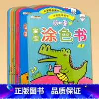 小笨熊学画书.宝宝涂色书0-3岁_全8册 [正版]宝宝涂色书0-3岁 全8册 学画书2-4-5-6岁画画书籍早教益智涂颜