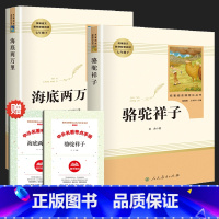 骆驼祥子+海底两万里 人民教育出版社 (赠配套练习册2册) [正版]完整版 骆驼祥子海底两万里原著老舍人民教育出版社七年