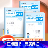 活页卷-人教版-[语文+数学+英语](全3册) 四年级下 [正版]2023版荣恒全能练考活页卷四年级下册试卷测试卷全套人