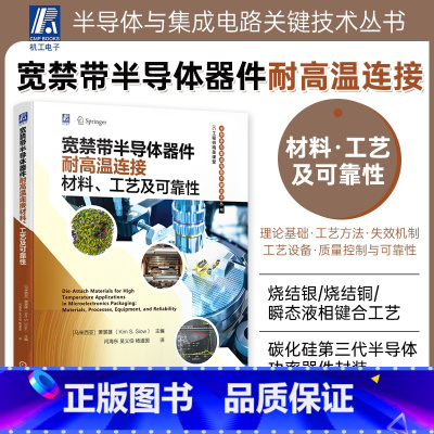 [正版]宽禁带半导体器件耐高温连接材料 芯片连接银烧结技术 碳化硅SiC氮化镓GaN第三代半导体功率器件电子工程师 书