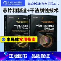 [正版]2册半导体芯片和制造—理论和工艺实用指南+半导体干法刻蚀技术—原子层工艺 芯片理论 原子层工艺 自由基刻蚀