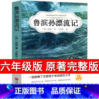 [正版]鲁滨孙漂流记原著完整版无删减六年级下册小学生必读课外书阅读书籍四年级世界名著鲁滨逊漂流记鲁宾逊鲁冰逊中国文联出