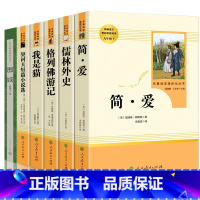 [正版]人教版 简爱儒林外史格列佛游记围城我是猫契诃夫短篇6册全套 人民教育出版社 原著初中生九年级下册必读名著文学课