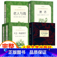 高中生必读4册 [正版]全套4册复活+百年孤独+老人与海+大卫科波菲尔完整版无删减列夫托尔斯泰 高中生必读课外书阅读书籍