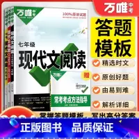 [4本]现代文阅读+文言文+名著导读+满分作文 九年级/初中三年级 [正版]2024初中语文现代文阅读理解专项训练七