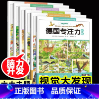 [正版]全套6册 德国专注力训练大书养成大画册培养图形画面记忆力专注力儿童幼儿成长找不同迷宫专注力游戏训练书籍游亲子益