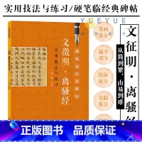 [正版]文徵明 文征明离骚经硬笔临摹经典碑帖实用技法与练习 实用书法与练习 临碑帖入门 钢笔硬笔楷书练字帖 文征明书法