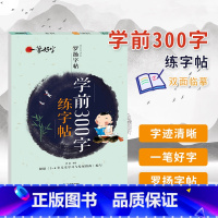 幼儿学前300字练字帖 [正版]幼儿字帖学前幼儿园练字 300字临摹练字帖儿童幼儿园大班中班小班字帖练字描红控笔训练 学