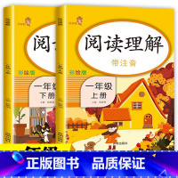 [全套2册]一年级上下册阅读理解 [正版]老师一年级阅读理解上册下册 每日一练语文人教版小学1年级上+下老师课外阅读强化